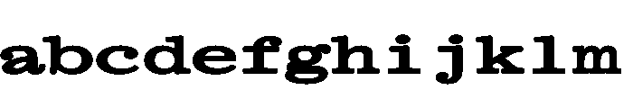 Kommuna UltraWideBold FONT