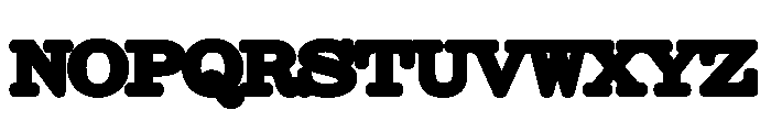 Kommuna WideBlack Font UPPERCASE