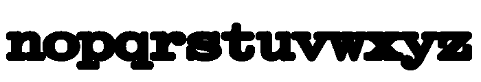 Kommuna WideBlack Font LOWERCASE