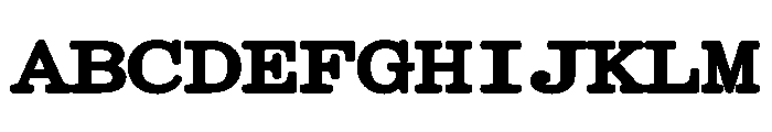 Kommuna WideBold Font UPPERCASE