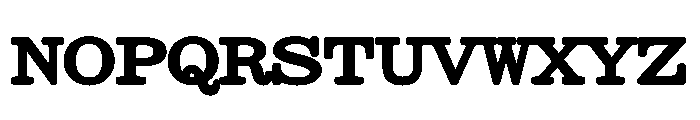 Kommuna WideBold Font UPPERCASE