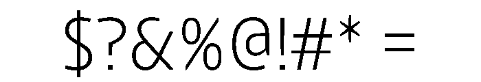 Konsole1.0 CompactLight Font OTHER CHARS