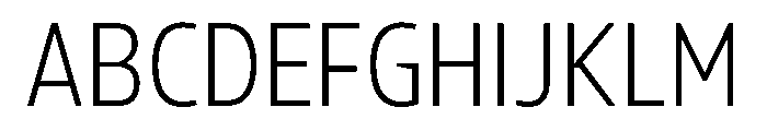 Konsole1.0 CompactLight Font UPPERCASE