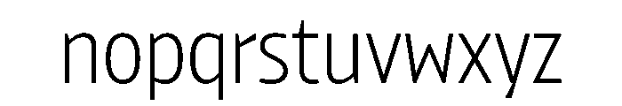 Konsole1.0 CompactLight Font LOWERCASE