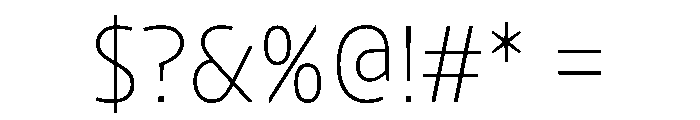 Konsole1.0 CompactThin Font OTHER CHARS