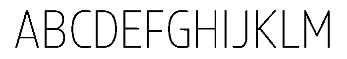 Konsole1.0 CompactThin Font UPPERCASE