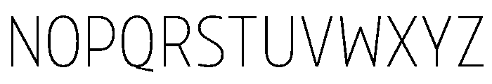 Konsole1.0 CompactThin Font UPPERCASE