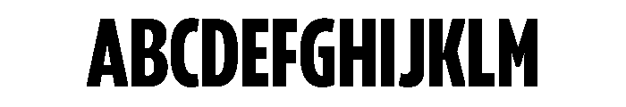Konsole1.0 CondensedBold Font UPPERCASE