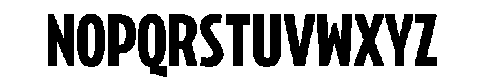 Konsole1.0 CondensedBold Font UPPERCASE