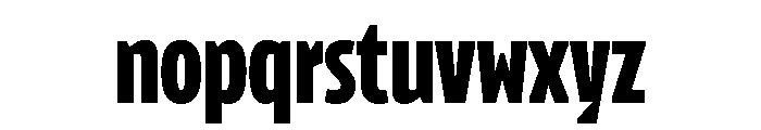 Konsole1.0 CondensedBold Font LOWERCASE