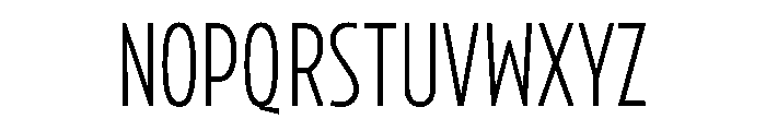 Konsole1.0 CondensedLight Font UPPERCASE
