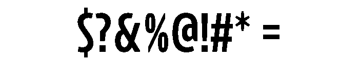 Konsole1.0 CondensedSemibold Font OTHER CHARS