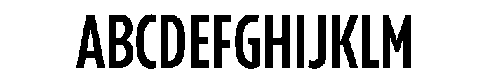 Konsole1.0 CondensedSemibold Font UPPERCASE