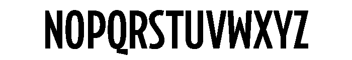 Konsole1.0 CondensedSemibold Font UPPERCASE