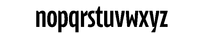Konsole1.0 CondensedSemibold Font LOWERCASE