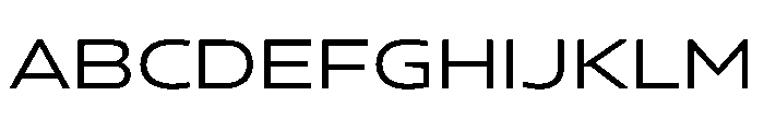 Konsole1.0 Expanded Font UPPERCASE