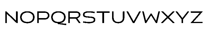 Konsole1.0 Expanded Font UPPERCASE