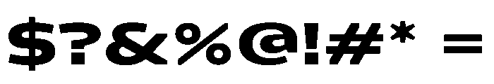 Konsole1.0 ExpandedBold Font OTHER CHARS