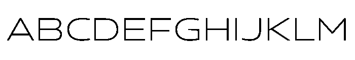 Konsole1.0 ExpandedLight Font UPPERCASE