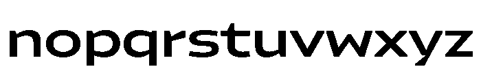 Konsole1.0 ExpandedSemibold Font LOWERCASE