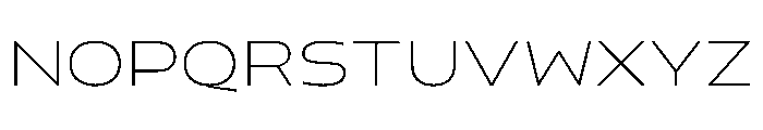 Konsole1.0 ExpandedThin Font UPPERCASE