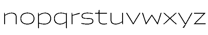 Konsole1.0 ExpandedThin Font LOWERCASE