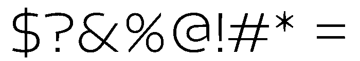 Konsole1.0 Light Font OTHER CHARS