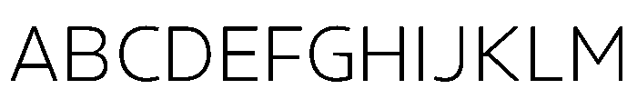 Konsole1.0 Light Font UPPERCASE