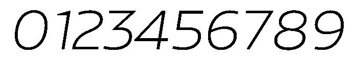 Konsole1.0 LightItalic Font OTHER CHARS