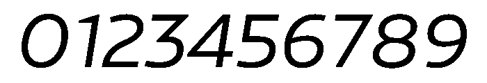 Konsole1.0 RegularItalic Font OTHER CHARS