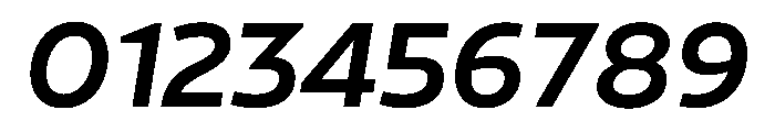 Konsole1.0 SemiboldItalic Font OTHER CHARS