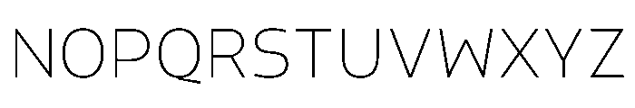 Konsole1.0 Thin Font UPPERCASE