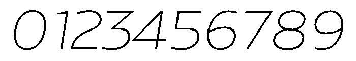 Konsole1.0 ThinItalic Font OTHER CHARS