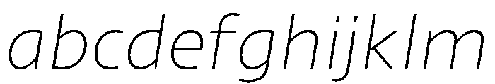 Konsole1.0 ThinItalic FONT