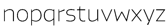 Konsole1.0 Thin Font LOWERCASE