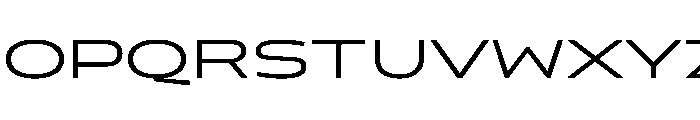 Konsole1.0 Wide Font UPPERCASE