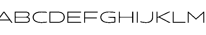 Konsole1.0 WideLight Font UPPERCASE