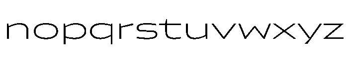 Konsole1.0 WideLight Font LOWERCASE