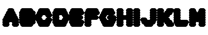 Kosmos Black Font UPPERCASE