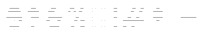 Kosmos Laser Font OTHER CHARS