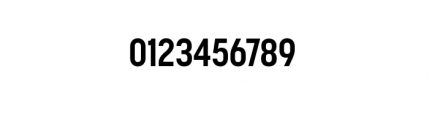 Korolev Complete Condensed Bold Font OTHER CHARS