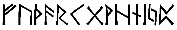 Koch Signs Five Font UPPERCASE