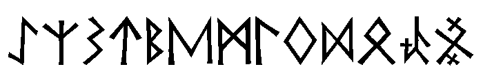 Koch Signs Five Font UPPERCASE