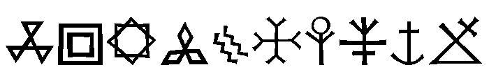 Koch Signs One Font OTHER CHARS