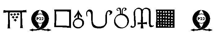 Koch Signs Three Font OTHER CHARS