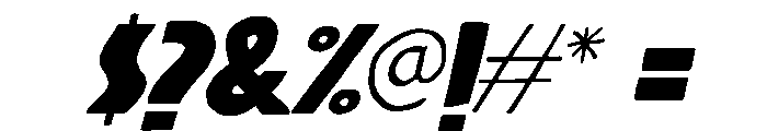 Kokoschka Regular Oblique Font OTHER CHARS