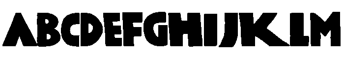 Kokoschka Regular Font UPPERCASE