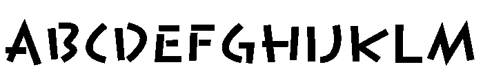 Komusubi Bold Font UPPERCASE
