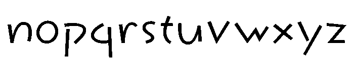 Komusubi Regular Font LOWERCASE