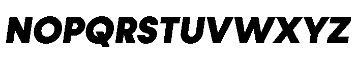 Konnect Black Italic Font UPPERCASE